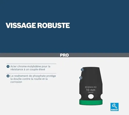 Bosch PRO Impact bussola 10 mm attacco 1/2"