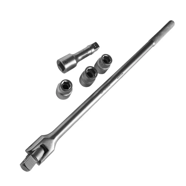 S&R Chiave Bussola 3/4 Snodata 60 cm Set 17-19-21 mm Prolunga