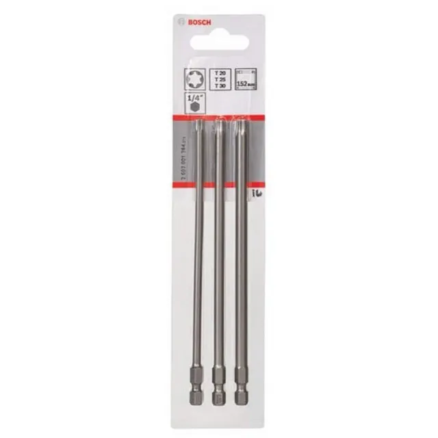 Bosch Expert T20 T25 T30 152mm bit Torx 3 pz