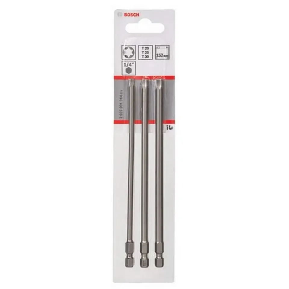 Bosch Expert T20 T25 T30 152mm bit Torx 3 pz