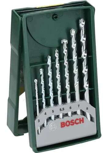 Bosch Expert Mini-X-Line set punte muro 7 pz 3-8 mm