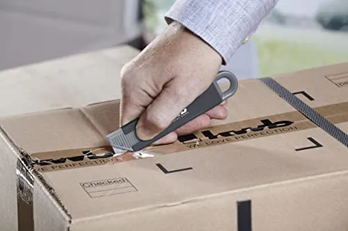 KWB mini coltello sicurezza nero lama retrattile 39mm tascabile