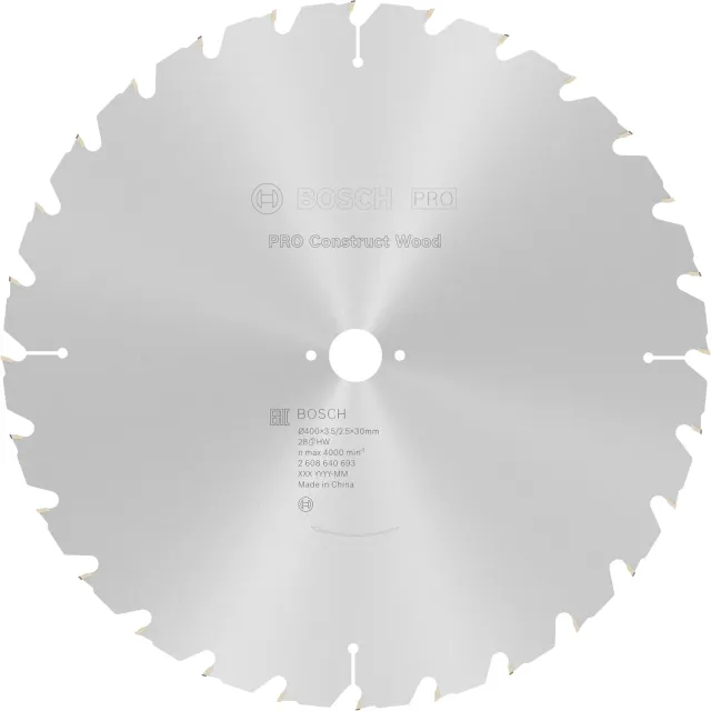 Bosch Expert Lama Circolare 400x30 mm PRO Construct Wood