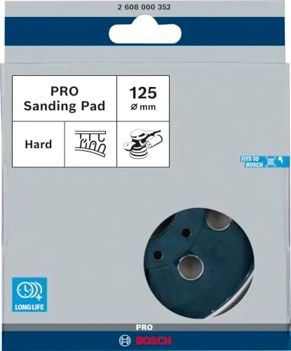 Bosch Expert Platorello PRO 125 mm Duro Levigatrice Rotobitale