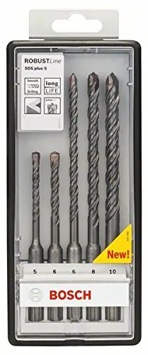 Bosch Expert SDS plus-5 set punte calcestruzzo 5 pezzi 5-10 mm