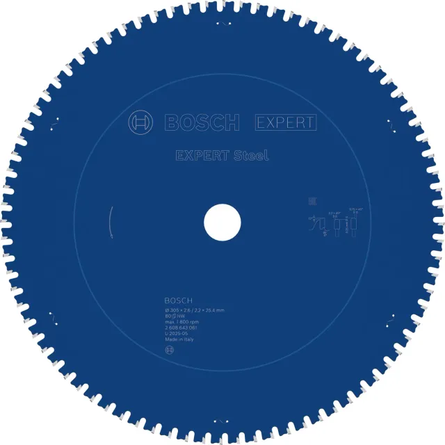Bosch Expert CSB lama circolare 305 mm 80 denti metallo