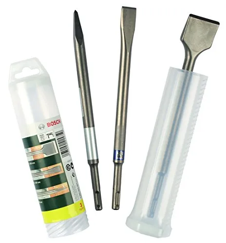 Bosch Expert set scalpelli SDS Plus 250 mm 3 pz calcestruzzo