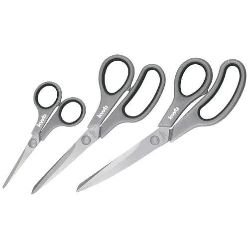 kwb set forbici inox 135 210 245 mm 3 pezzi universali