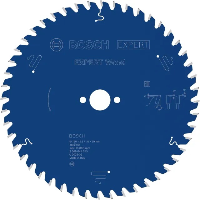 Bosch Expert lama circolare 1 pz legno cablata