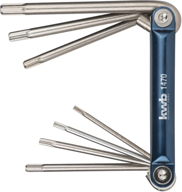 KWB 1470-00 set chiavi Torx 7 pezzi cromo opaco