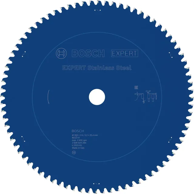 Bosch Expert lama circolare 305 mm 80 denti inox