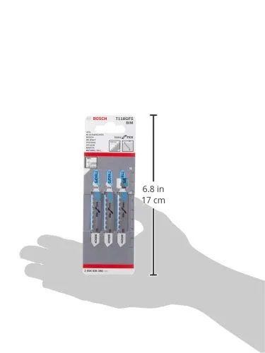 Bosch Expert T 118 GFS lame seghetto inox 3 pezzi
