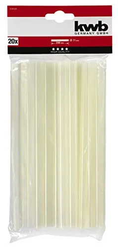 KWB 539320 stick colla a caldo 11x200 mm trasparenti 20pz