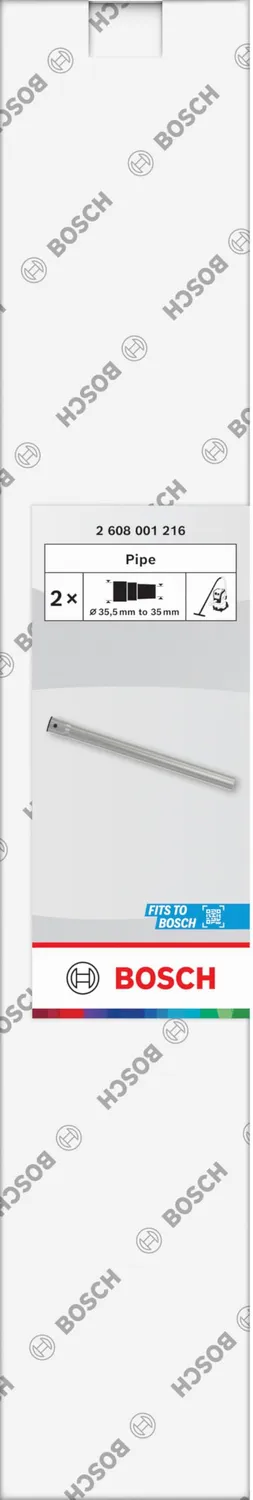 Bosch Expert Tubi Prolunga Metallo Aspirapolvere 2pz