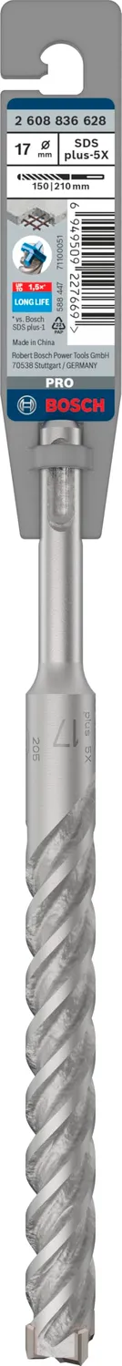 Bosch Expert SDS plus-5X punta martello 17 mm