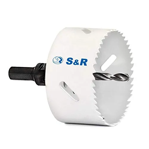 S&R Sega a tazza bimetallo 83 mm per metallo legno