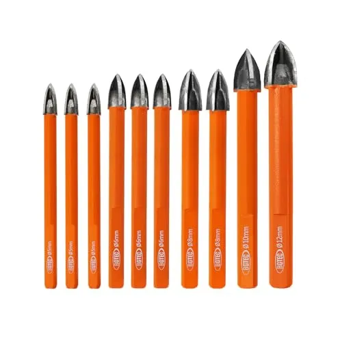 BGTEC punte piastrelle vetro 5-12 mm 10 pezzi triangolari