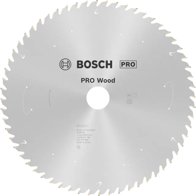 Bosch Expert Lama Circolare Legno 254 mm 60 Denti
