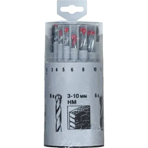 kwb Kraftixx set punte 18 pezzi 3-10 mm legno pietra metallo