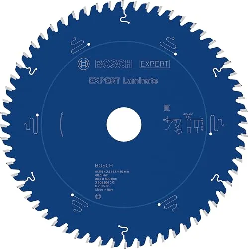 Bosch Expert Laminate lama 216x30 mm 60 denti per laminato