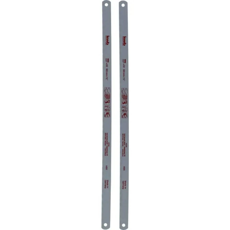 KWB 1872-30 Lame Seghetto HSS 300 mm 32 Denti 2 Pezzi