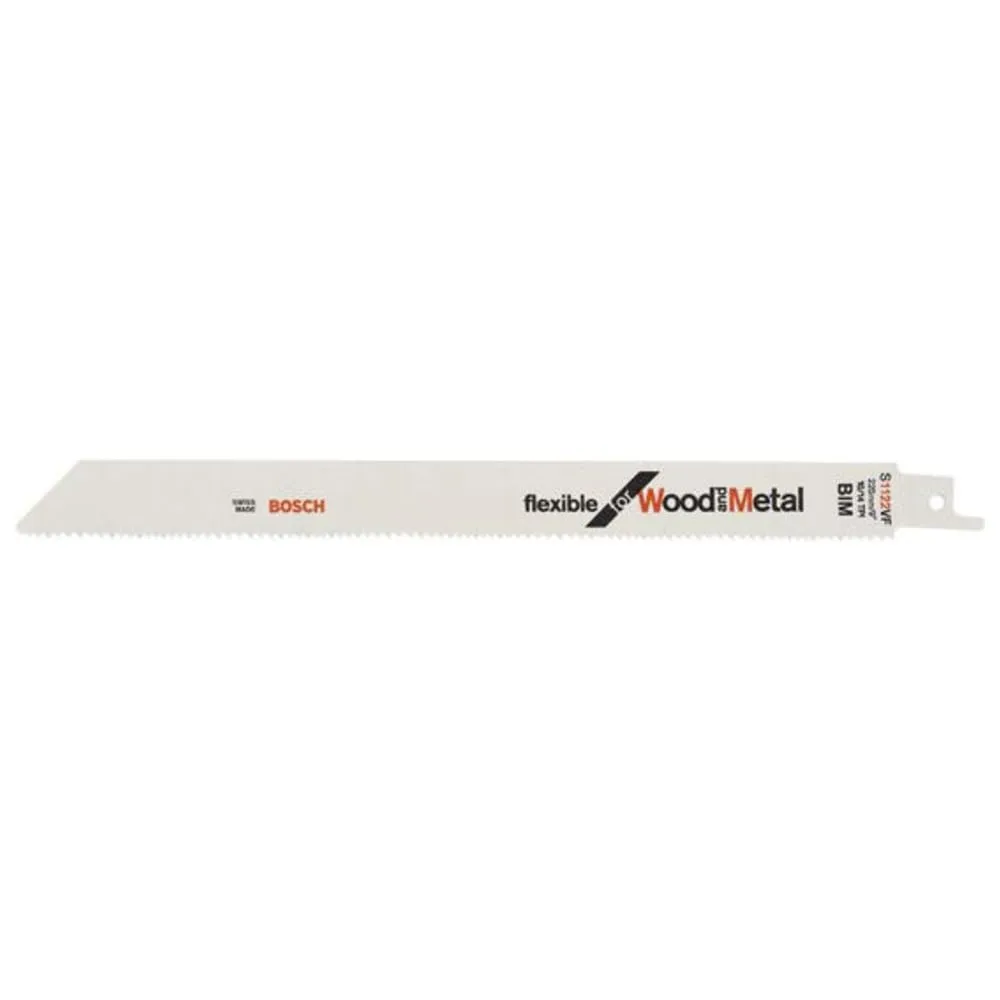 Bosch Expert S1222VF Lame Gattuccio Legno Metallo 2 pz
