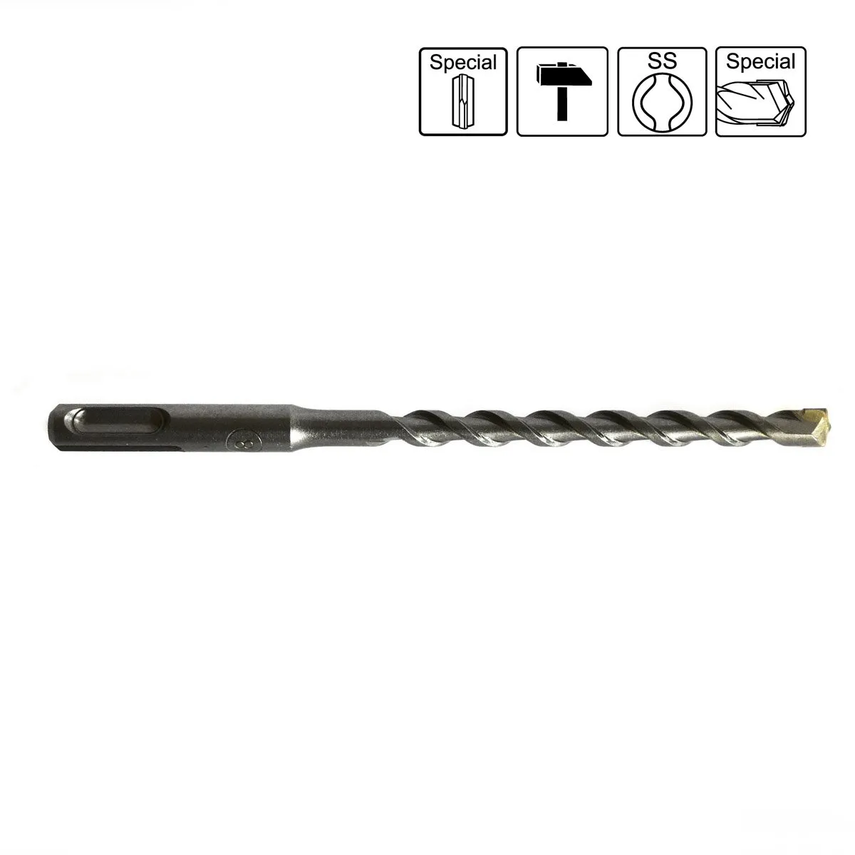 S&R SDS Plus Set 6 Punte Muro 5-10 mm cemento pietra