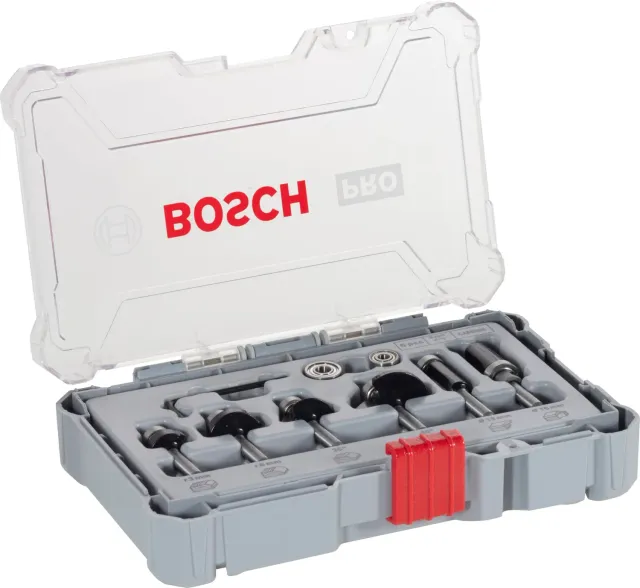 Bosch Expert set frese per legno codolo 6 mm 6 pz
