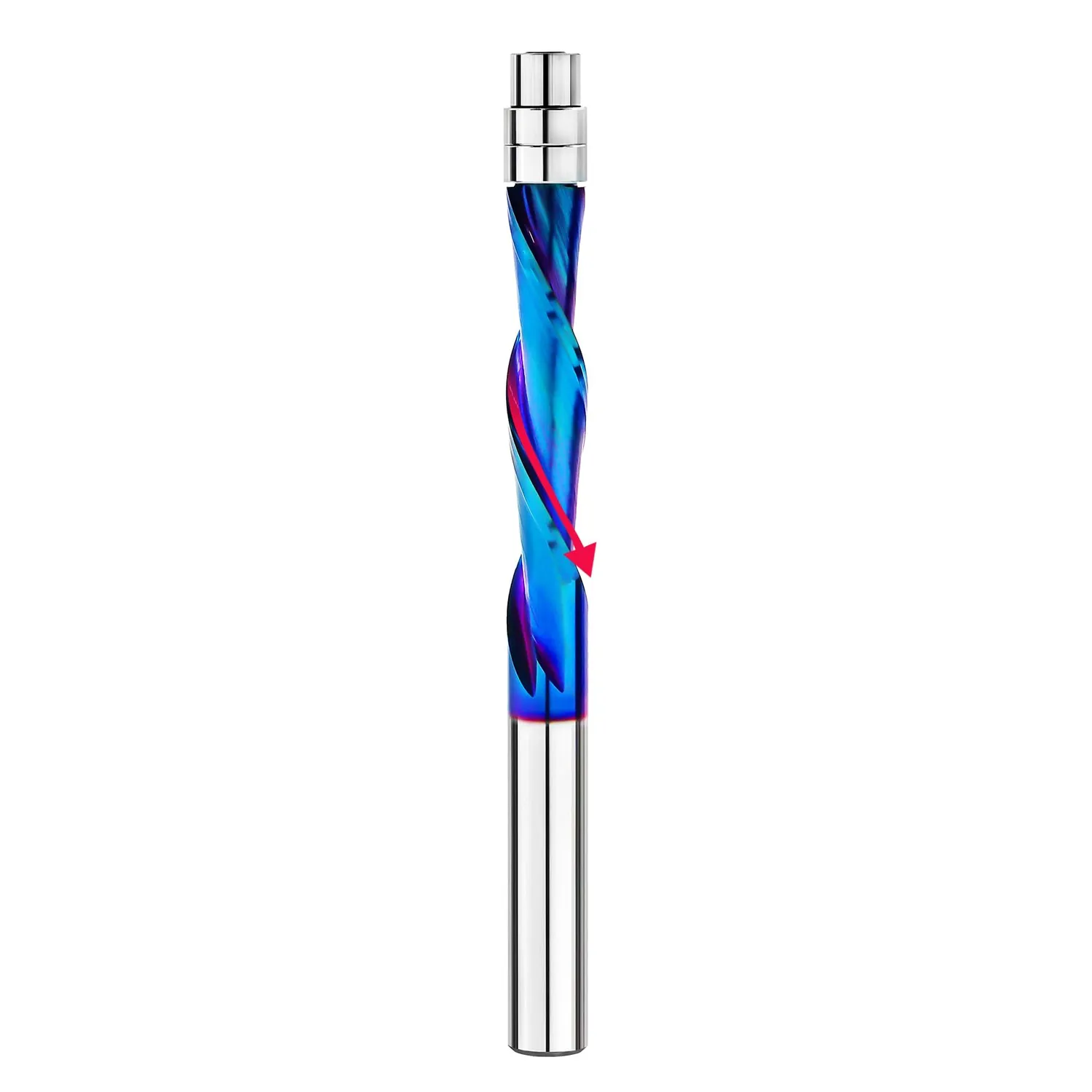 BGTEC fresa a spirale compressione 6 mm metallo duro