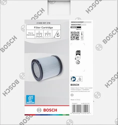 Bosch Expert F8 filtro cartuccia aspirapolvere lavabile secco
