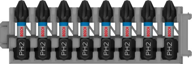 Bosch Pro Bit Phillips Impact 8 Pezzi Avvitamento Pesante