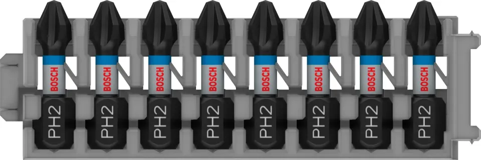 Bosch Pro Bit Phillips Impact 8 Pezzi Avvitamento Pesante