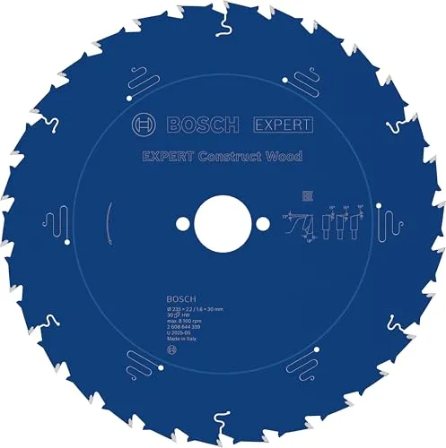 Bosch Expert Construct Wood lama circolare legno cantiere chiodi