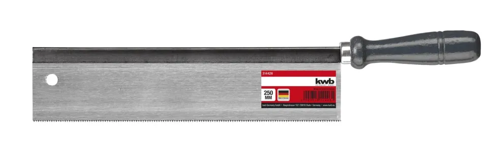KWB 314426 sega fine dritta 250 mm legno plastica