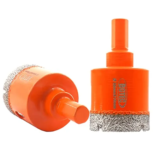 BGTEC Fresa a Tazza Diamantata 35 mm 2 Pezzi per Gres
