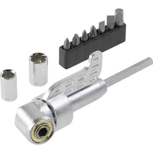 KWB 118290 rinvio angolare con bit e bussole 9 pz