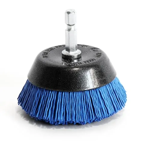 S&R Spazzola a Tazza Nylon Morbida 65 mm per Trapano
