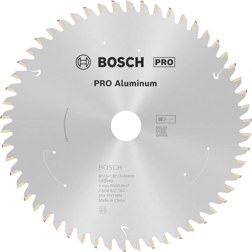 Bosch PRO Aluminium lama circolare cordless per alluminio e legno