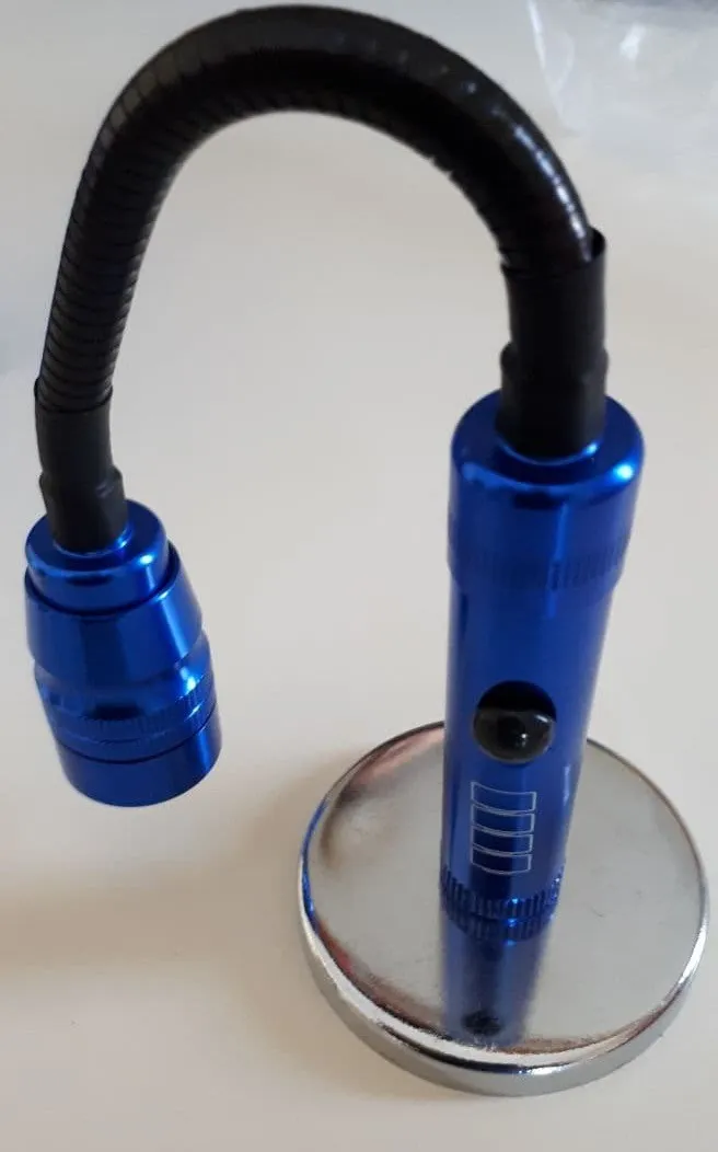 S&R Lampada ispezione LED magnetica 3 LED flessibile