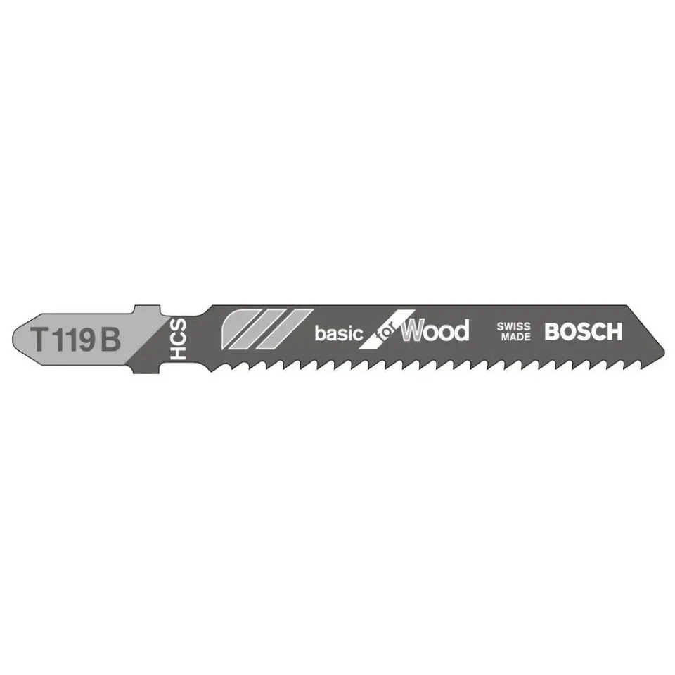 Bosch Expert T119 lame seghetto alternativo 5 pezzi ondulate