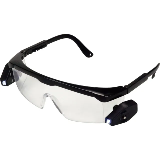 KWB 947690 occhiali protettivi LED bianchi regolabili