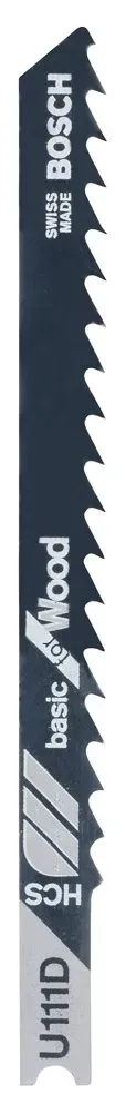 Bosch Expert U 111 D lame seghetto legno 3 pezzi