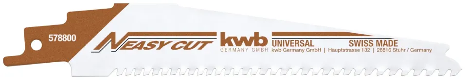 KWB 578800 lama sciabola universale EASY-CUT per legno metallo