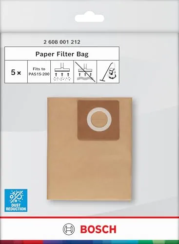 Bosch Expert Sacchetti Carta Aspirapolvere 5pz Secco
