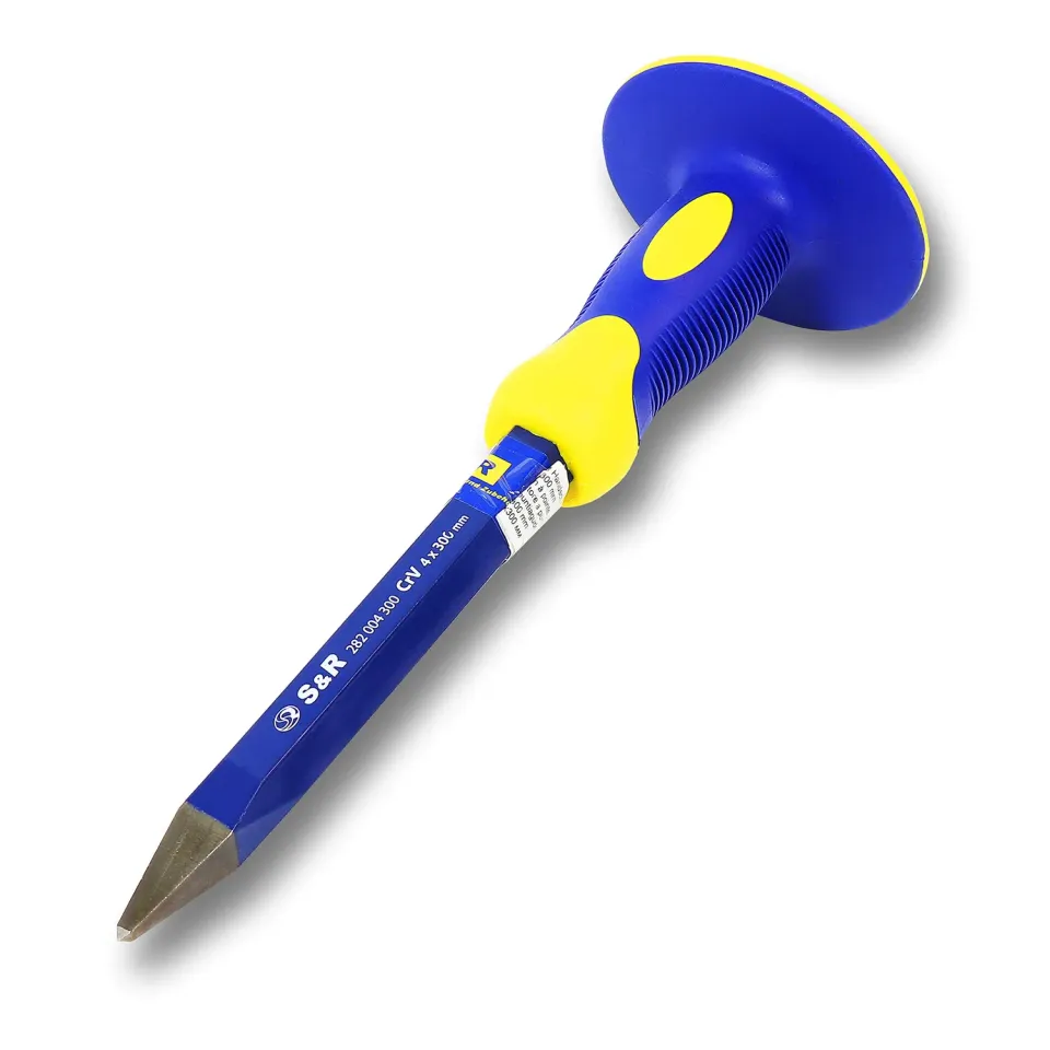 S&R Scalpello a punta 295x4 mm paracolpo cemento