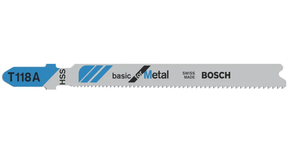 Bosch Expert T 118 A Lame Seghetto 5 Pezzi per Metallo
