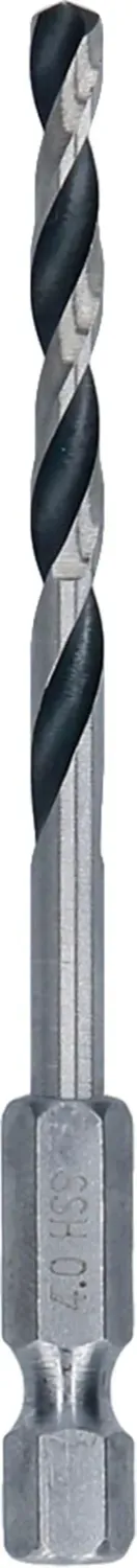 Bosch Expert punta HSS metallo 4 mm attacco esagonale 1/4"