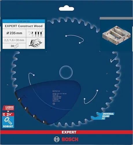 Bosch Expert Construct Wood lama circolare legno cantiere chiodi