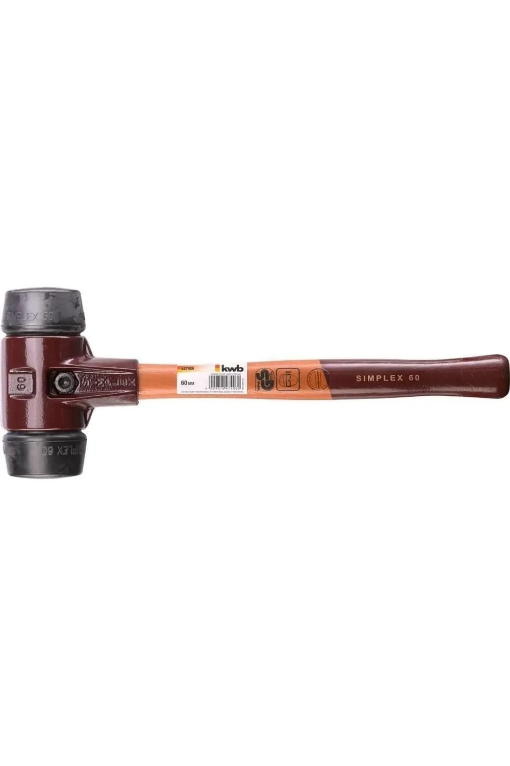 KWB Simplex martello antirimbalzo legno inserti gomma