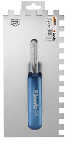 KWB 9244-68 frattazzo dentato inox 280x130 mm denti 12